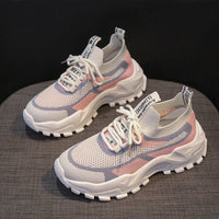 ByLoavies Sommer-Sneakers | Bequeme trendige Schuhe für Frauen – Rosa