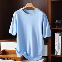 Elisa | Klassisches Kaschmirshirt von Elliot – Himmelblau