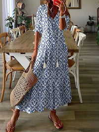 Heidi Kleid für Frauen – Himmelblau