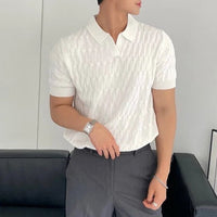 Poloshirt für Herren - Leichtes Kurzarm-Poloshirt für den Sommer – Weiß