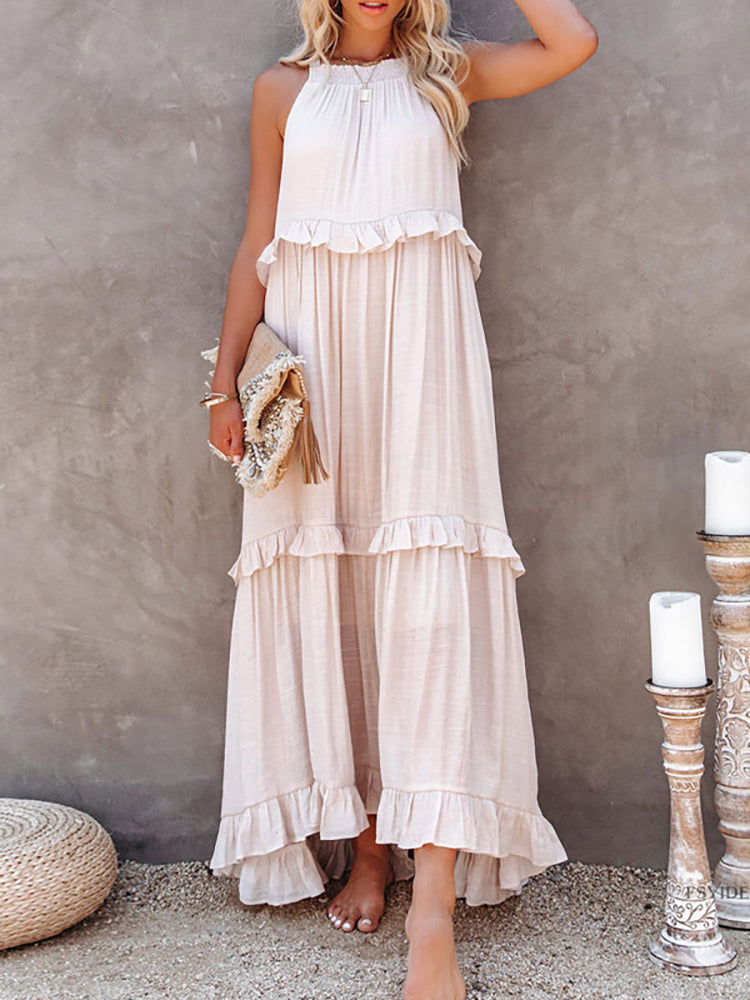 Suzy - Sommer Elegantes Rüschenkleid