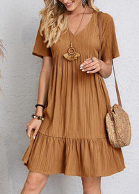 Danique - Elegantes und Sportliches Kleid – Braun