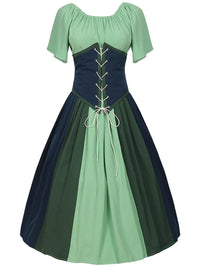 Damen Klassisch Oktoberfest Dirndl Kleid – Grün
