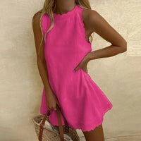 Kurzes Sommerkleid – Rosa