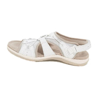 Daphne™ - Modische, verstellbare Sommersandalen mit Fußgewölbestütze – Weiß