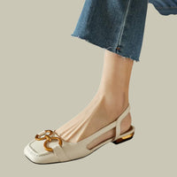 Heidi-Mode | Frauen Bequeme Flache Orthopädische Sandalen – Beige