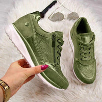 ChicSneakers+ | Elegante en Comfortabele Orthopedische Schoenen – Grün