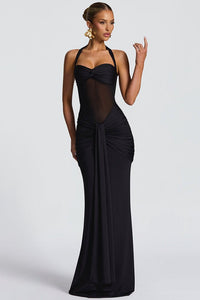 Valentina™ | Amorè Maxi Kleid – Schwarz