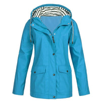 Thibault - Bequeme und wasserabweisende Regenjacke – Blau