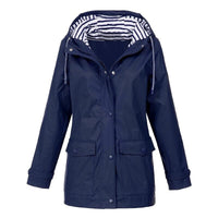 Thibault - Bequeme und wasserabweisende Regenjacke – Dunkelblau