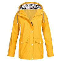 Thibault - Bequeme und wasserabweisende Regenjacke – Gelb