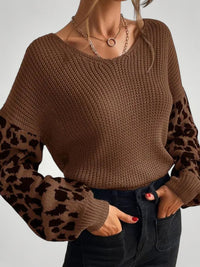 Mila | Vielseitiger Strickpullover Damen stylisch & cozy – Braun