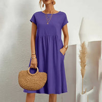 Amra – Sommerkleid für Leichtigkeit und Eleganz – Violett