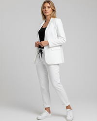 Damen Anzug Set für Alltag und besondere Anlässe | Sportlich-elegant – Weiß