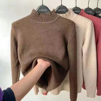 Karolina | Komfort-Pullover für kalte Winterabende – Kaffee