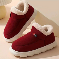 Warme weiche Schuhe für Damen | Winter – Rot