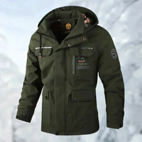 Wasserdichte Winterjacke für Herren | Ski – Dunkelgrün