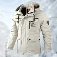 Wasserdichte Winterjacke für Herren | Ski – Weiß