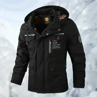Wasserdichte Winterjacke für Herren | Ski – Schwarz