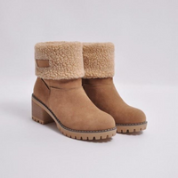 Thelma | Wärmegefütterte Damenstiefel – BRAUN