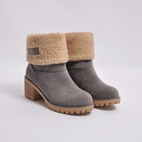 Thelma | Wärmegefütterte Damenstiefel – GRAU