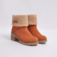 Thelma | Wärmegefütterte Damenstiefel – Orange