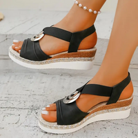 Lara | Premium Sandalen – Schwarz