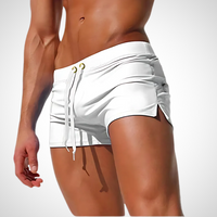 Jacob | Herren Slim Fit Kurze Badeshorts – Weiß