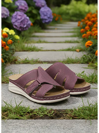 Mila | Elegante Sandalen Damen Trend – Bordeaux
