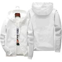HARRY| Windbreaker-Jacke für Männer – Weiß