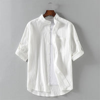 Max | Herren Button-Up Shirt Oliver im eleganten Stil – Weiß