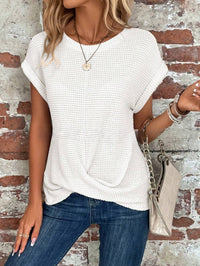 Cybele | Kurzärmeliges Damen-T-Shirt – Weiß