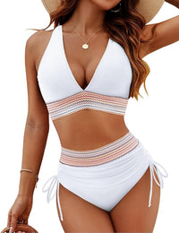 Elara | Dein selbstbewusster Bauch-Weg-Bikini – Weiß