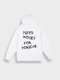 Eleganter Kapuzenpullover Unisex – Weiß