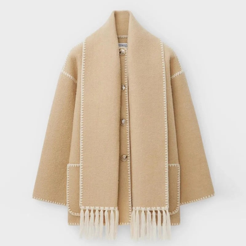 Laseira | Elegante Wärme mit Damenmantel und Schal