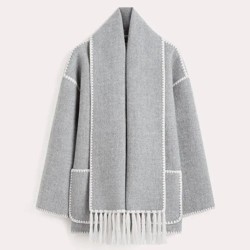 Laseira | Elegante Wärme mit Damenmantel und Schal