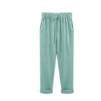 Ulkka | Damen Sommer Bequem Hosen | Leicht – Grün