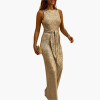 Emily | Eleganter Damen-Overall – Gold