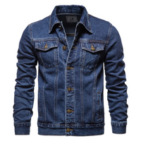 Brad | Klassische Jeansjacke – Dunkelblau