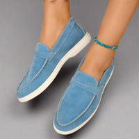 Pimala | Handgefertigte Mokassins aus Premium-Material – Blau