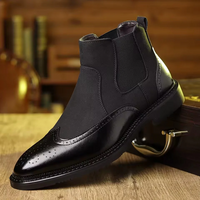 Riccardo Brogue Schuhe – Schwarz