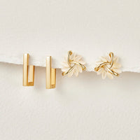 Yulia Petal & Hoop Bundle – 18K Gold