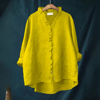 Coraly™ – Zeitlose und Bequeme Bluse – Gelb