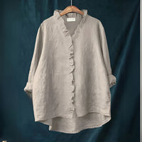 Coraly™ – Zeitlose und Bequeme Bluse – Grau